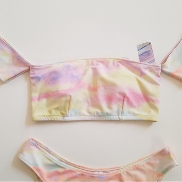 Forever 21 plus tie dye watercolor bikini set - Picture 9 of 9